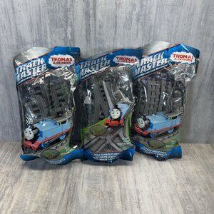Thomas Trackmaster Switches Turnouts 17537 & Curved 17538 Track Packs  Brand New